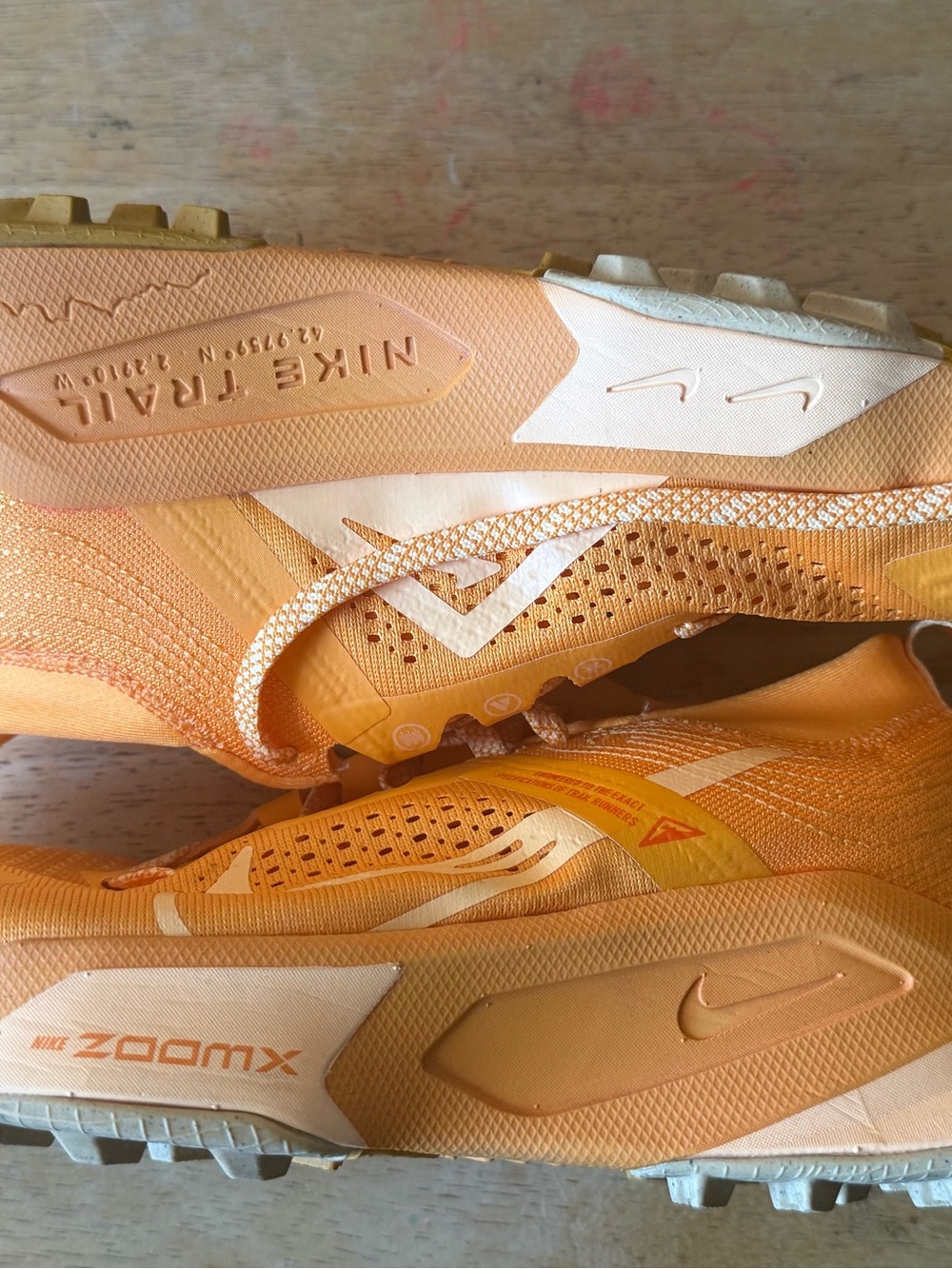 Nike Women's Orange Trail Running Shoes with ZoomX Cushioning
